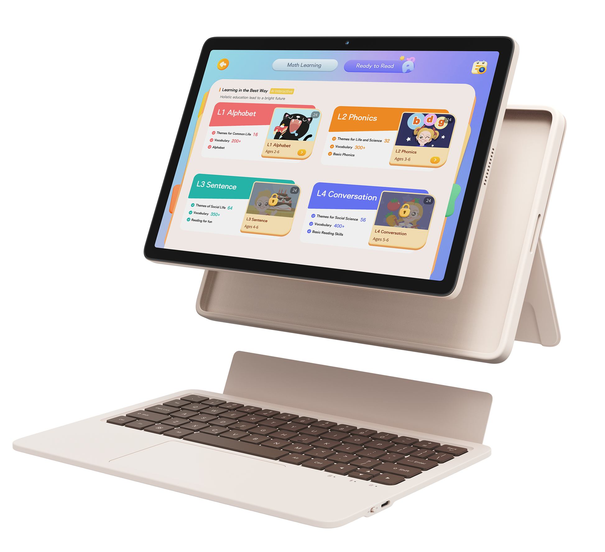 think academy learning tablet with keyboard