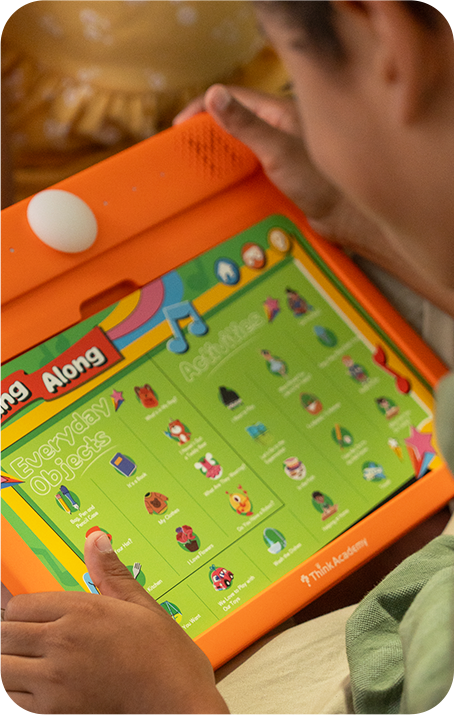 think academy learning pad_toys gifts for 3 4 5 years old kids boys girls are using learning pad