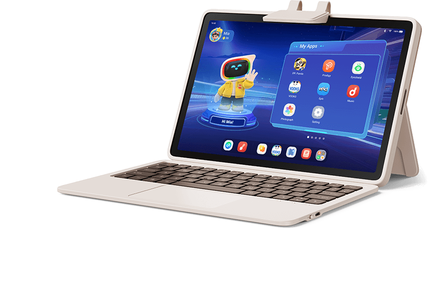 Think-academy-AI-learning-tablet-with-keyboard